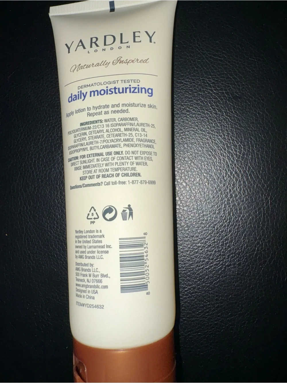 Yardley English Lavender Daily Moisturizing Nourishing Lotion - Cream & Purple